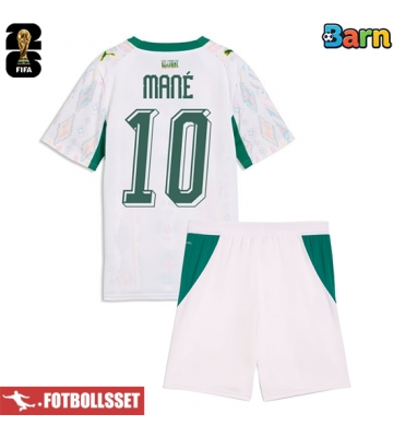 Senegal Sadio Mane #10 Hemmatröja Barn VM 2026 Kortärmad (+ Korta byxor)